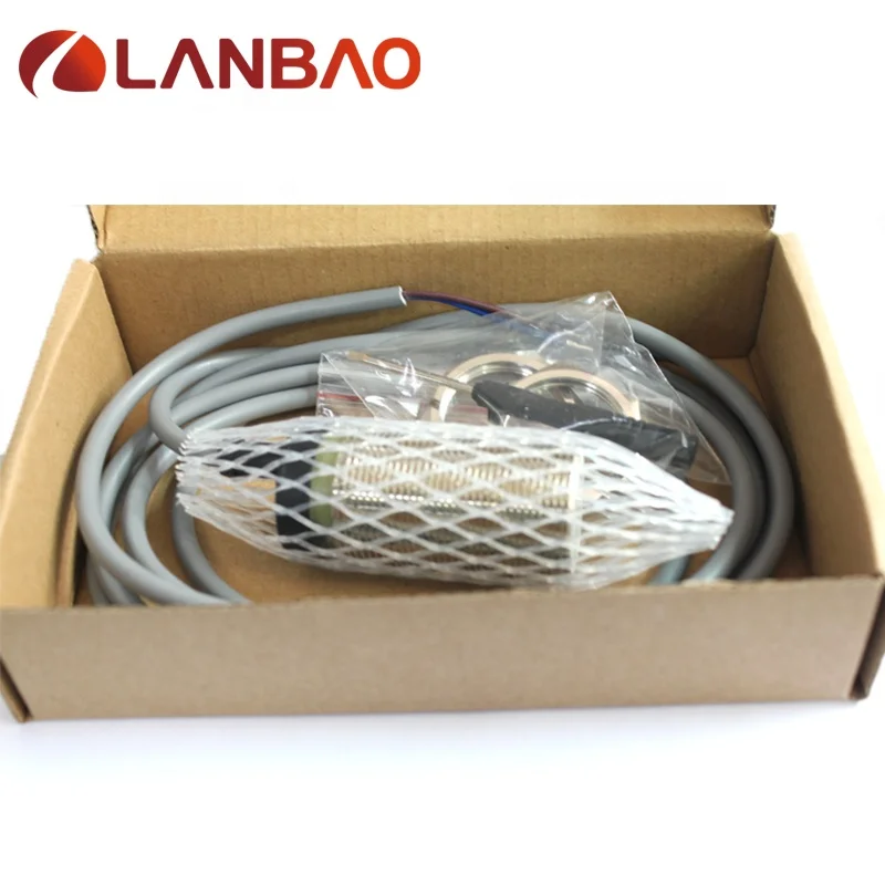 Lanbao CR30系列金属外壳3/4线Npn Pnp 10毫米或15毫米M30电容式接近传感器 - 图片 5