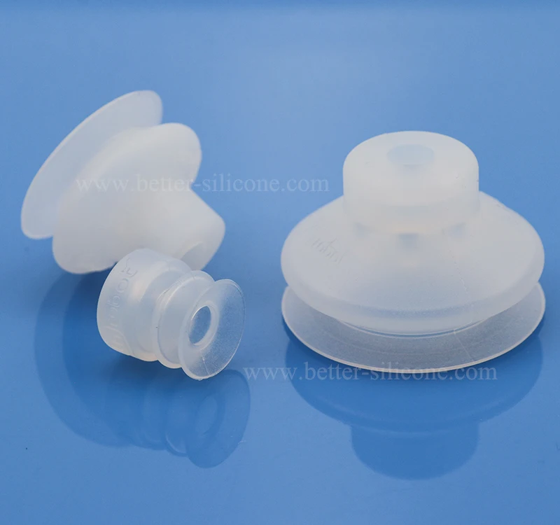 Standard Sizes Stock SMC Rubber Pneumatic Bellow Vacuum Cups Silicone Suction Cups - 图片 2